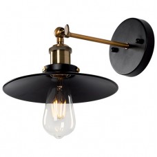 Απλίκα Τοίχου 1xE27 230V Μαύρη 955DAMON1W